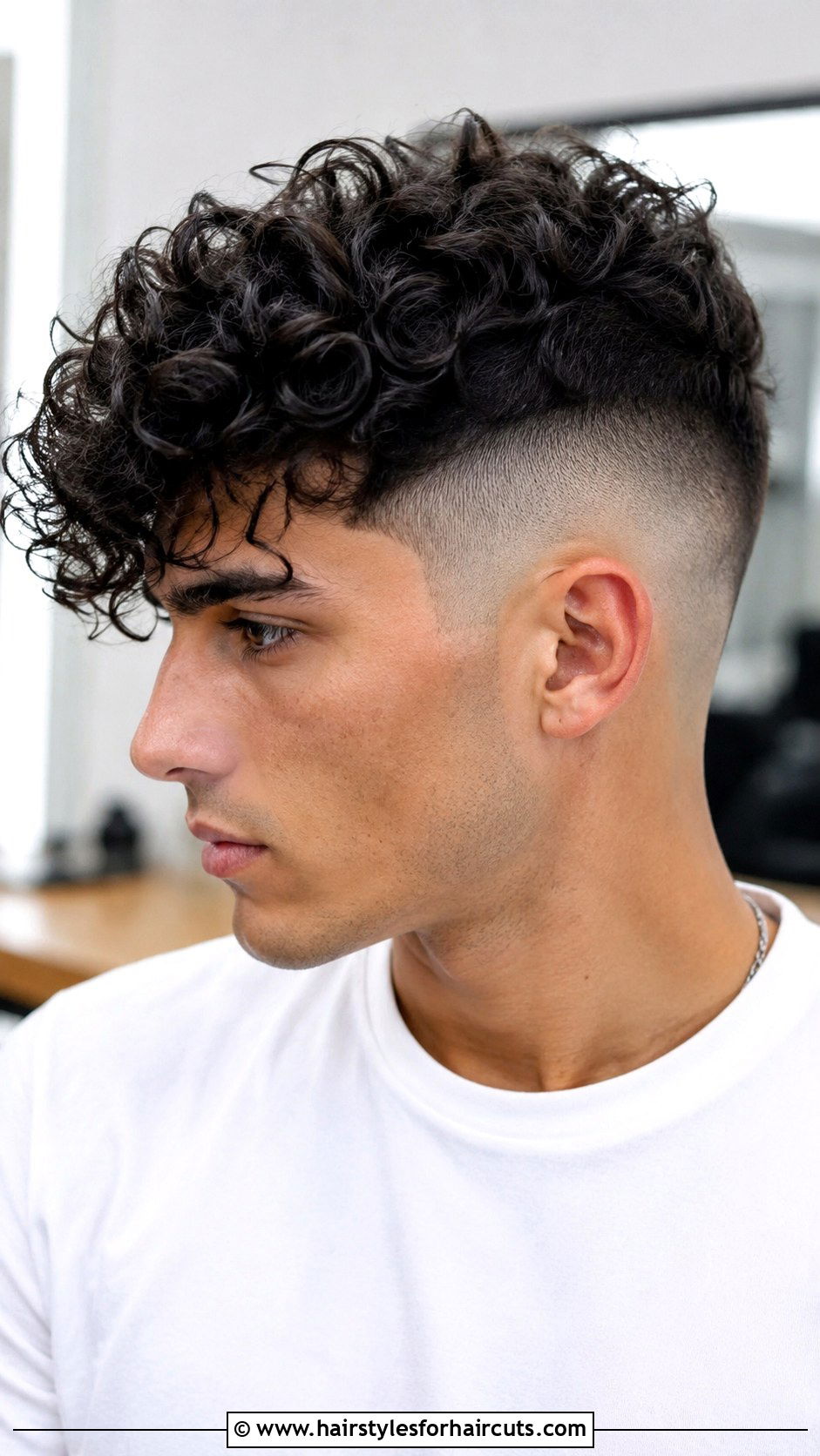 Curly Undercut - 25 ftm haircuts for curly hair - 25 ftm haircuts for curly hair