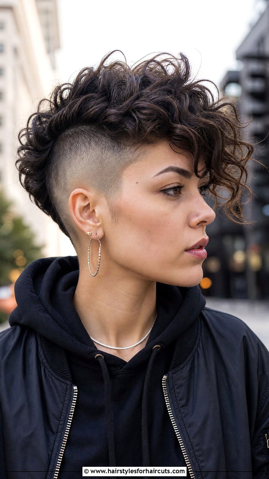Curly Undercut - 25 womens curly hairstyles - 25 womens curly hairstyles