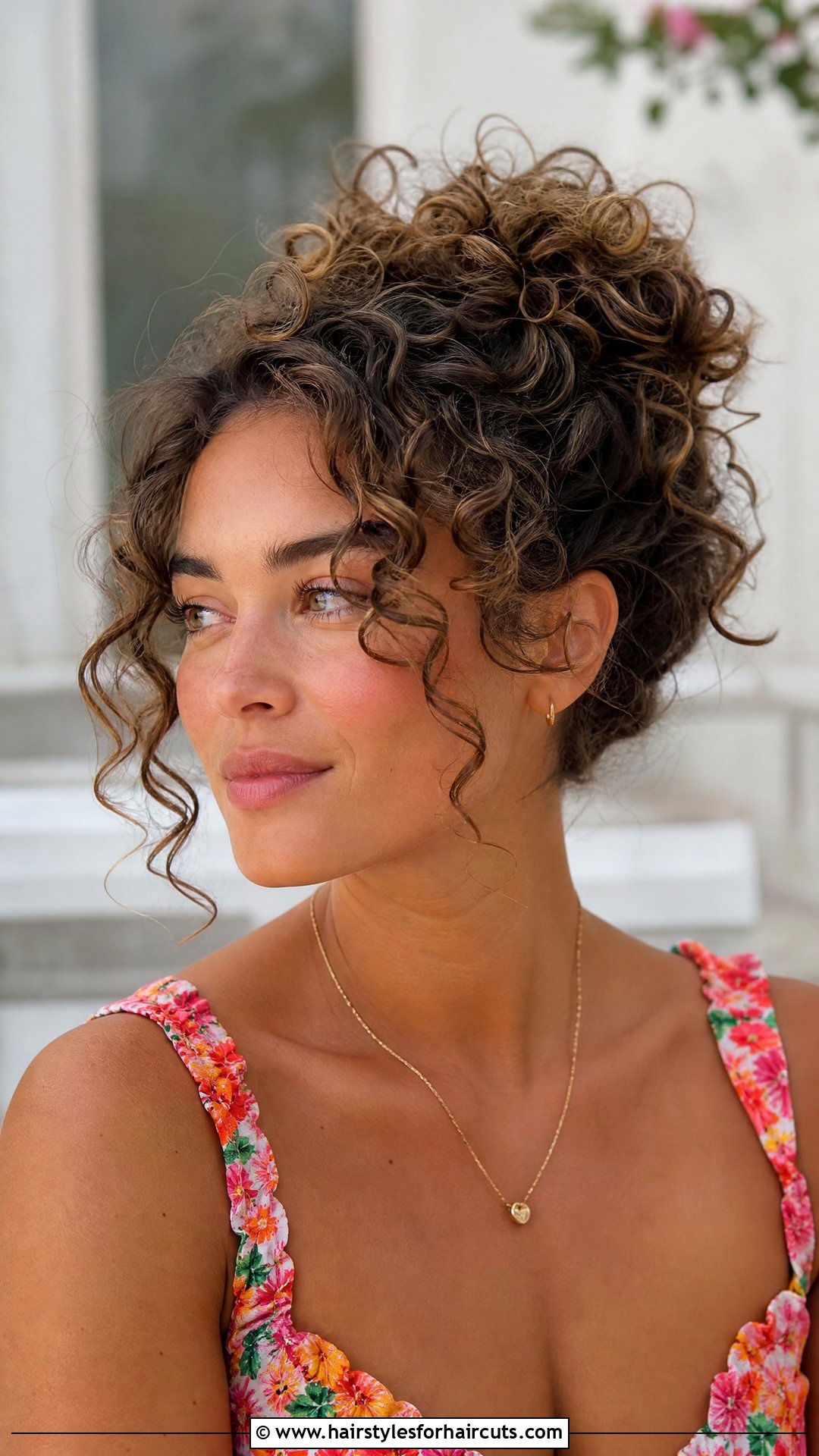 Curly Updo - 25 up do hairstyles - 25 up do hairstyles