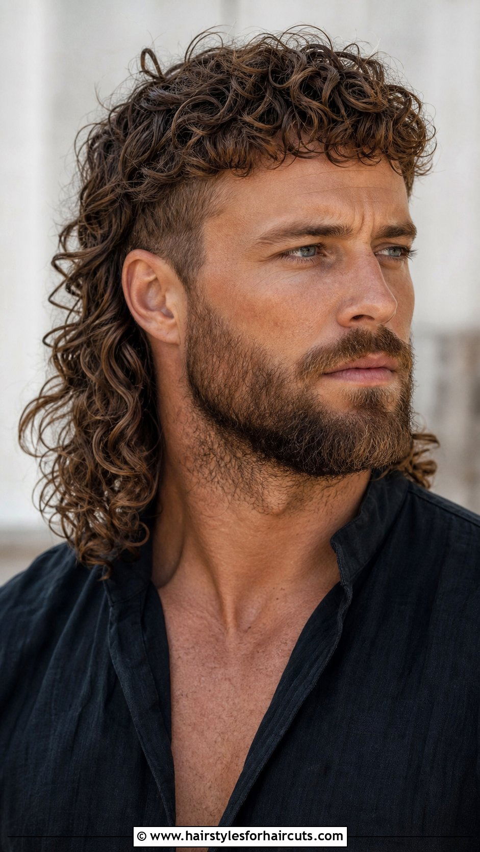 Curly Viking Mullet Haircut - 25 viking haircuts curly hair - 25 viking haircuts curly hair
