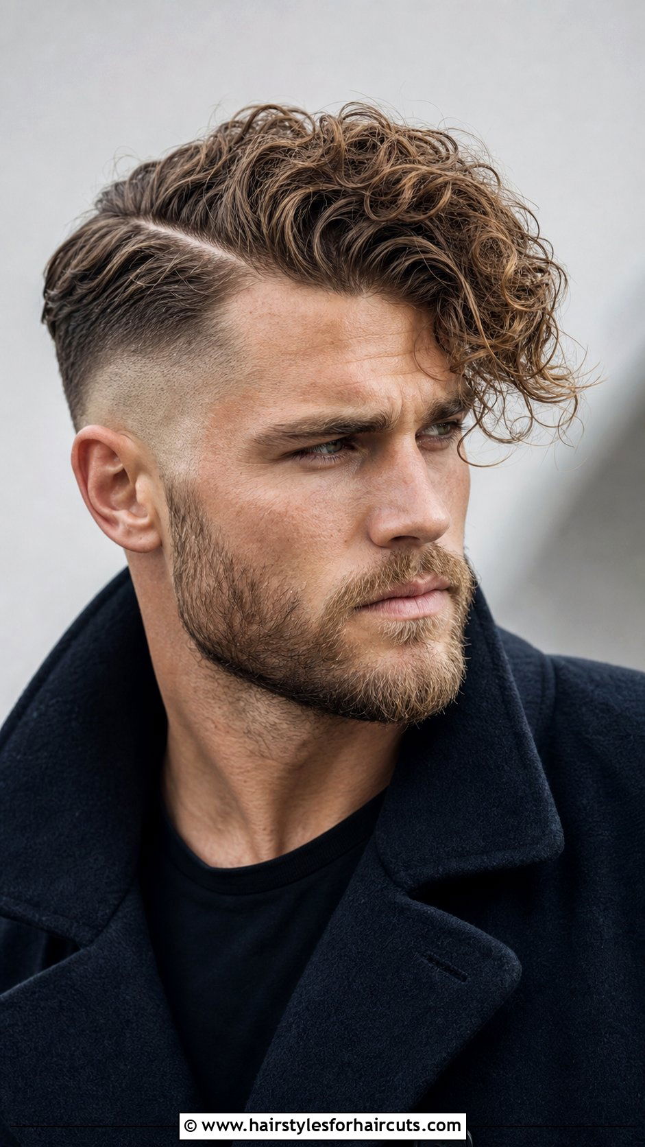 Curly Viking Side Part Undercut - 25 viking haircuts curly hair - 25 viking haircuts curly hair