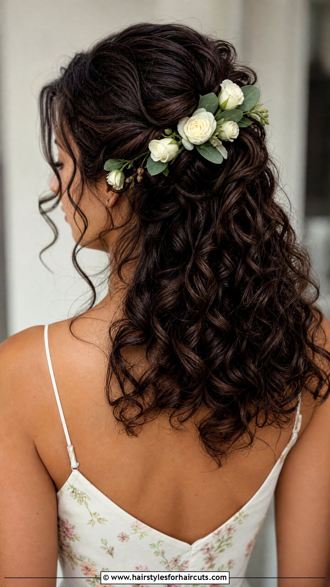 Curly Wedding Hair With Flowers - 25 wedding hairstyles for curly hair - 25 wedding hairstyles for curly hair