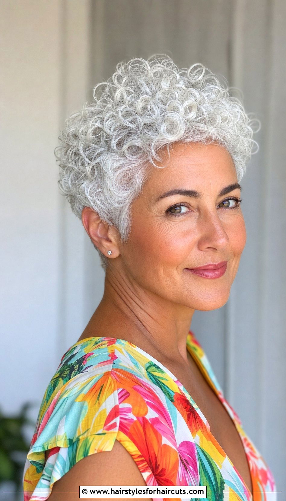 Curly White Pixie Cut - 25 white haircuts - 25 white haircuts