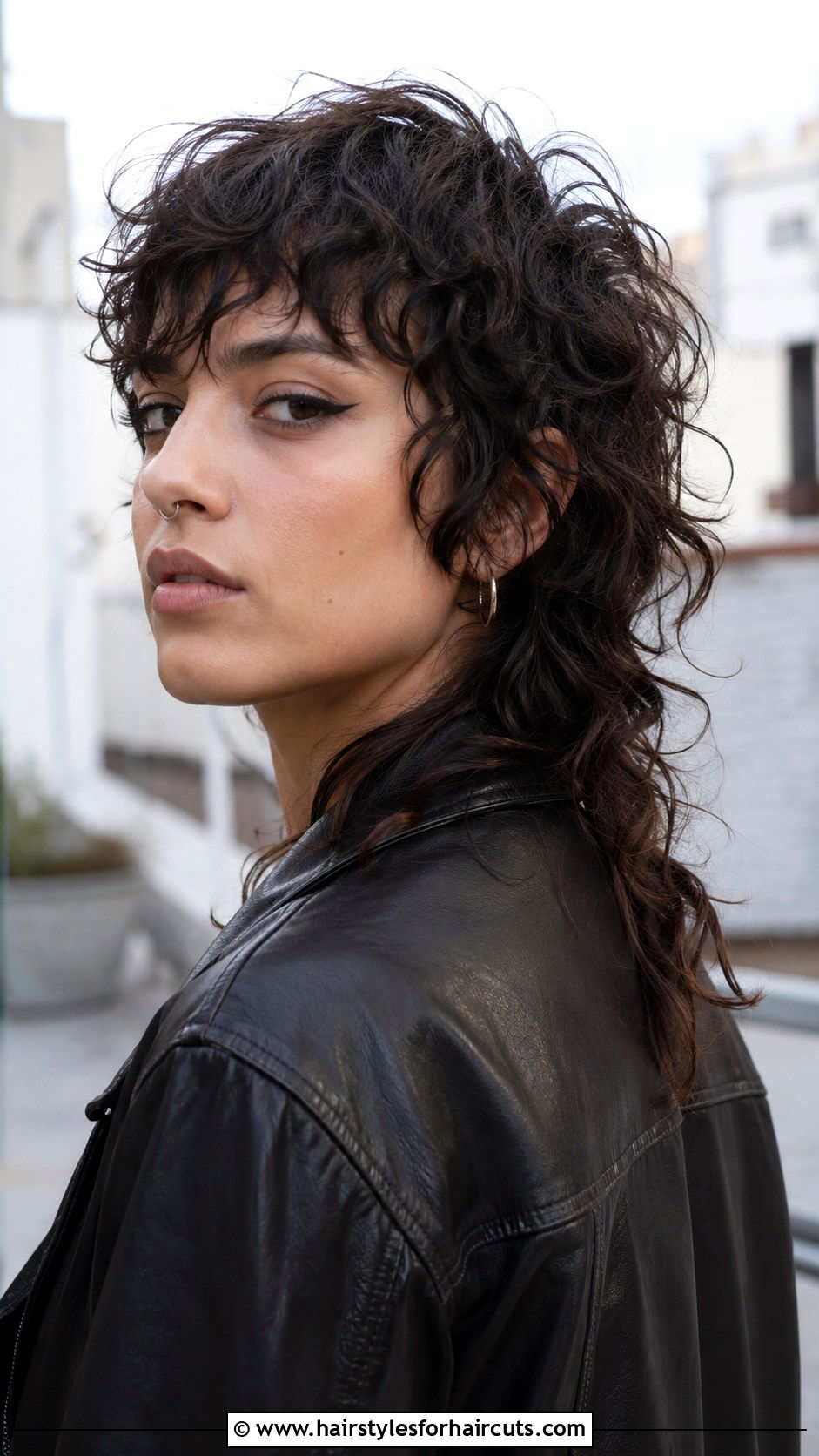 Curly Wolf Cut - 25 layered curly haircuts - 25 layered curly haircuts