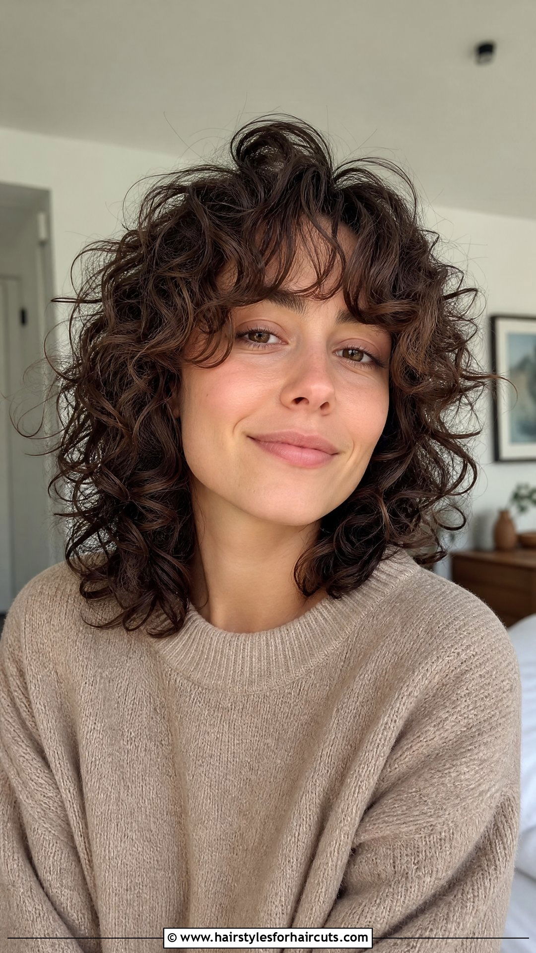 Curly Wolf Cut Medium Length - 25 wolf haircuts medium hair - 25 wolf haircuts medium hair
