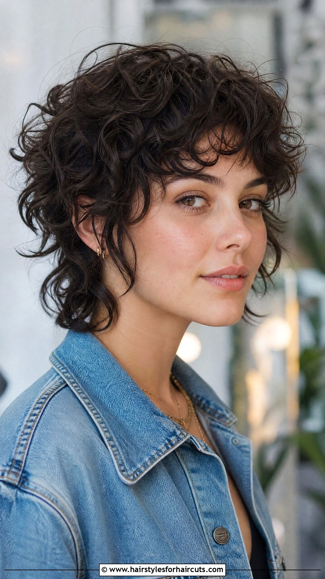 Curly Wolf Cut Short Shag - 25 short shag haircuts for curly hair - 25 short shag haircuts for curly hair