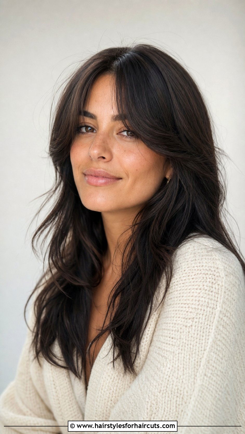 Curtain Bang Closure Hairstyle - 25 closure hairstyles - 25 closure hairstyles