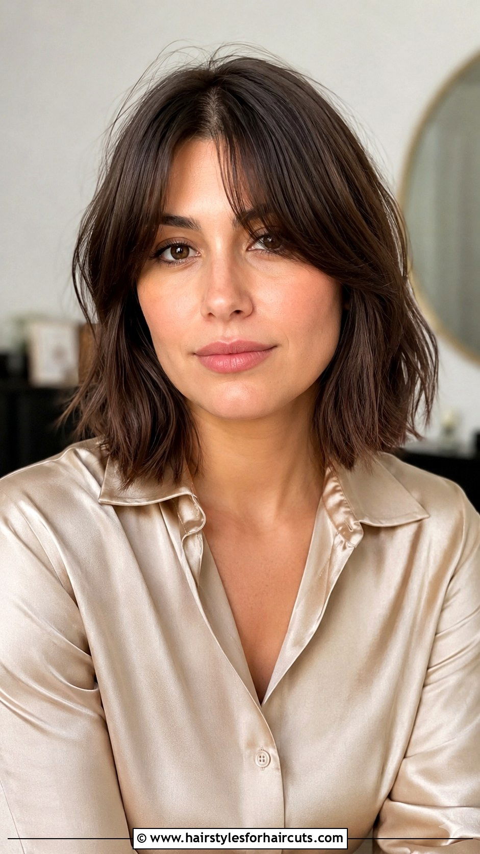 Curtain Bang Lob Haircut - 25 fall haircuts - 25 fall haircuts