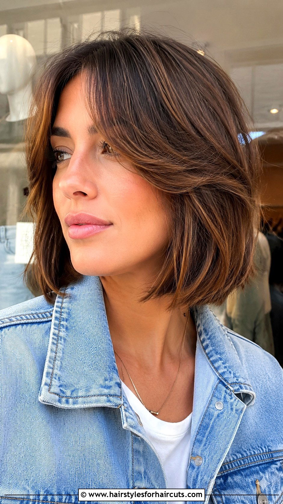 Curtain Bangs Bob - 25 business hairstyles for women - 25 business hairstyles for women