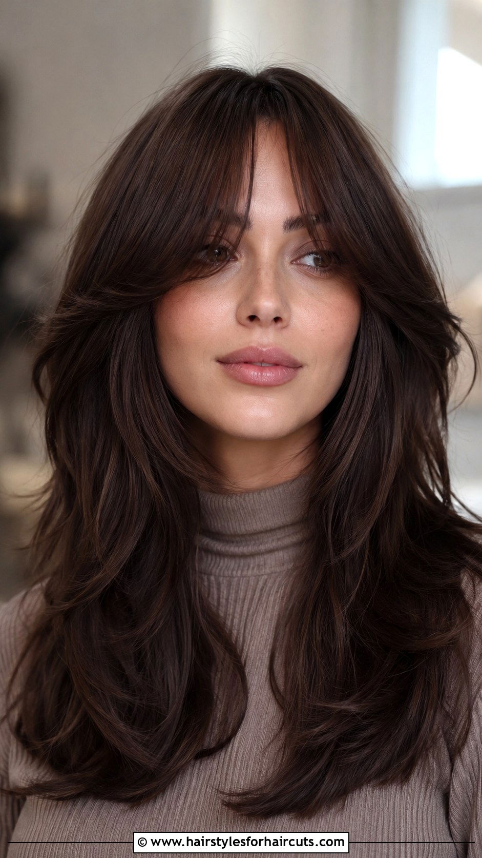 Curtain Bangs Layered Haircut - 25 big haircuts - 25 big haircuts