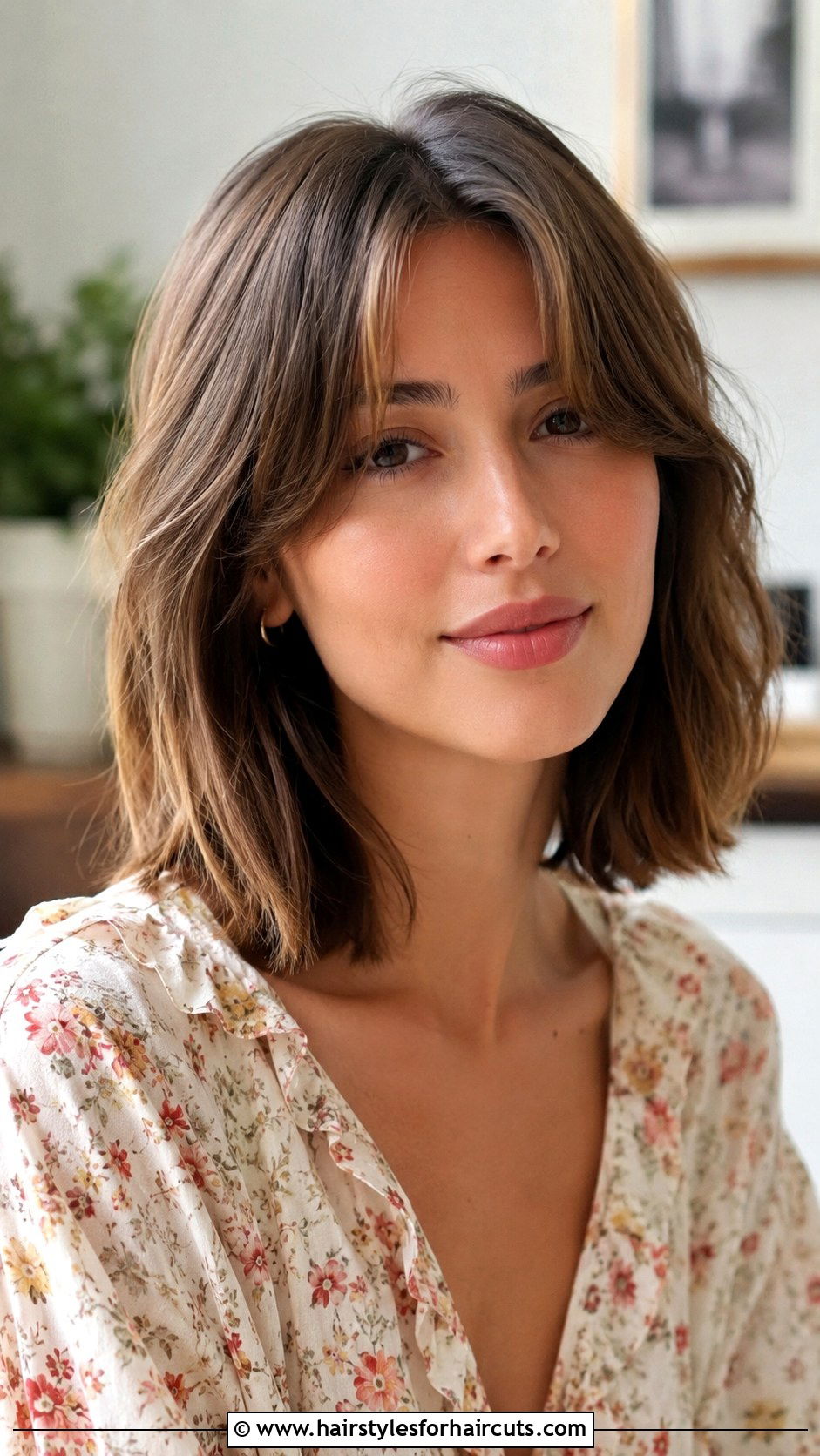Curtain Bangs Lob Haircut - 25 getting haircuts - 25 getting haircuts
