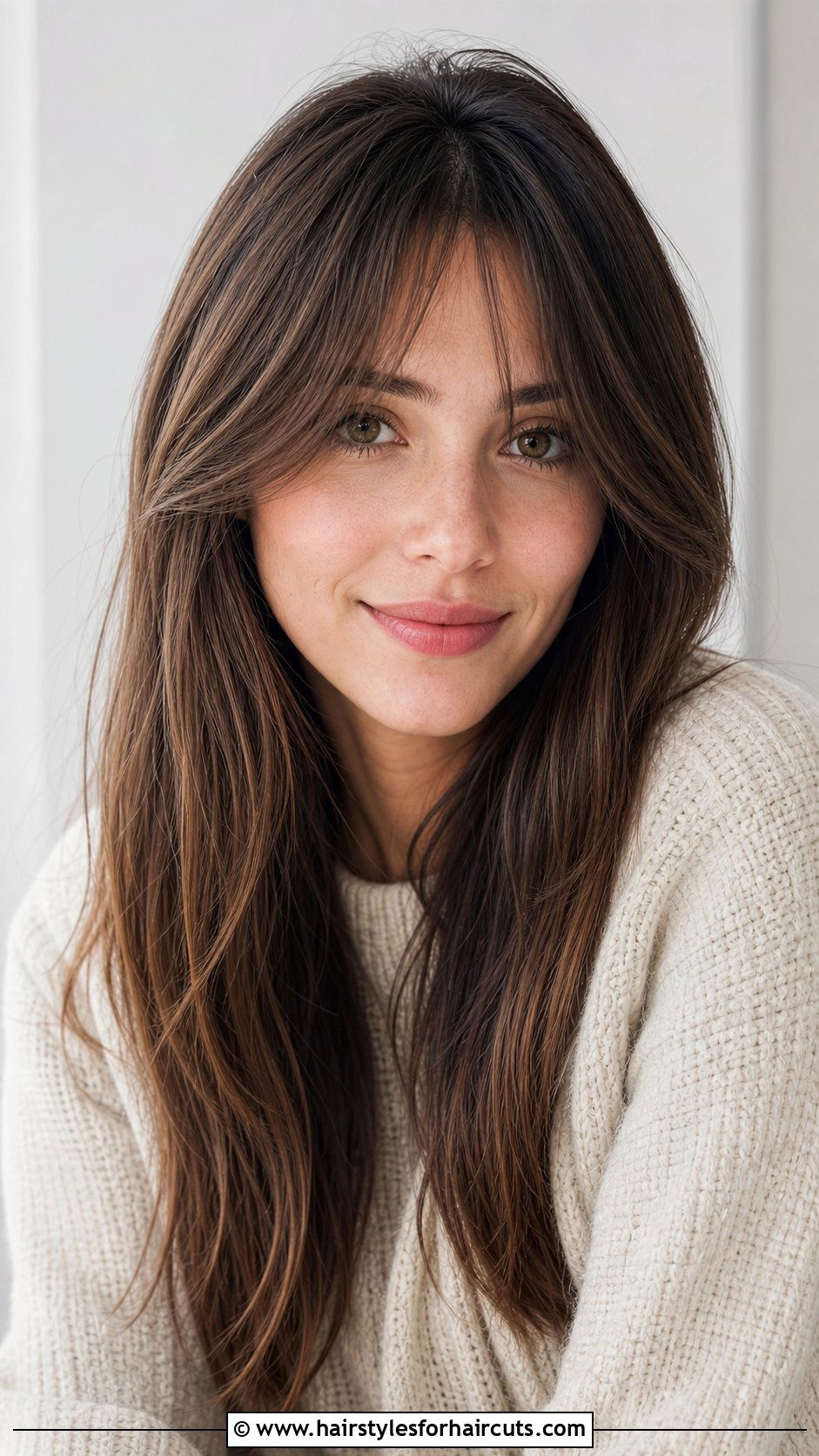 Curtain Bangs Long Hair - 25 hairstyles that make your face look thinner - 25 hairstyles that make your face look thinner