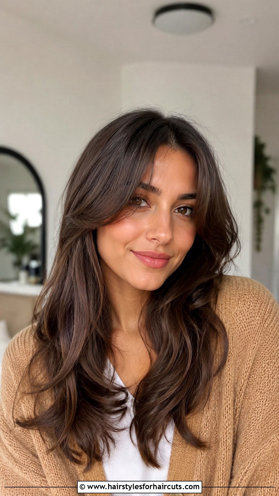 Curtain Bangs Long Hair - 25 hairstyles heart shaped face - 25 hairstyles heart shaped face