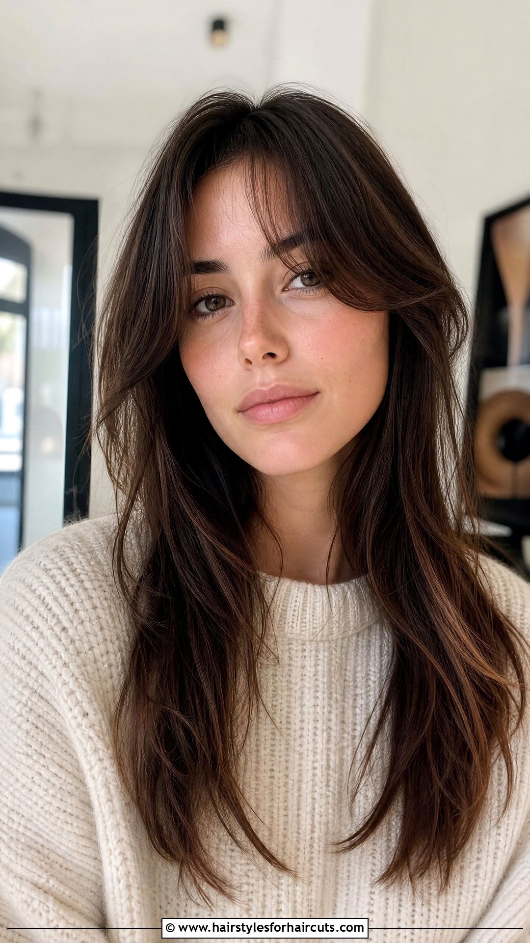 Curtain Bangs Long Hair - 25 widows peak hairstyles - 25 widows peak hairstyles