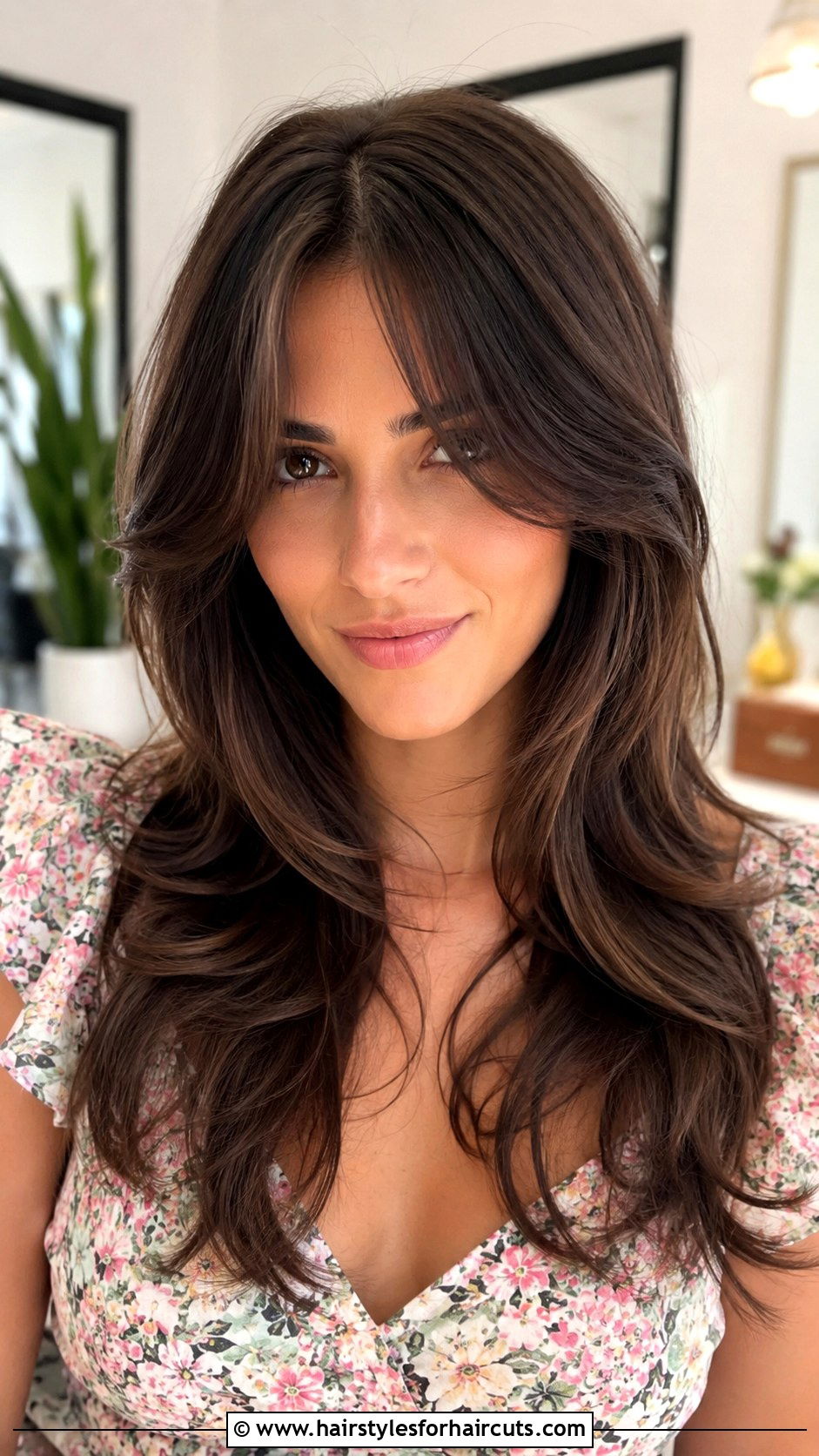 Curtain Bangs Long Haircut - 25 haircuts for square faces - 25 haircuts for square faces