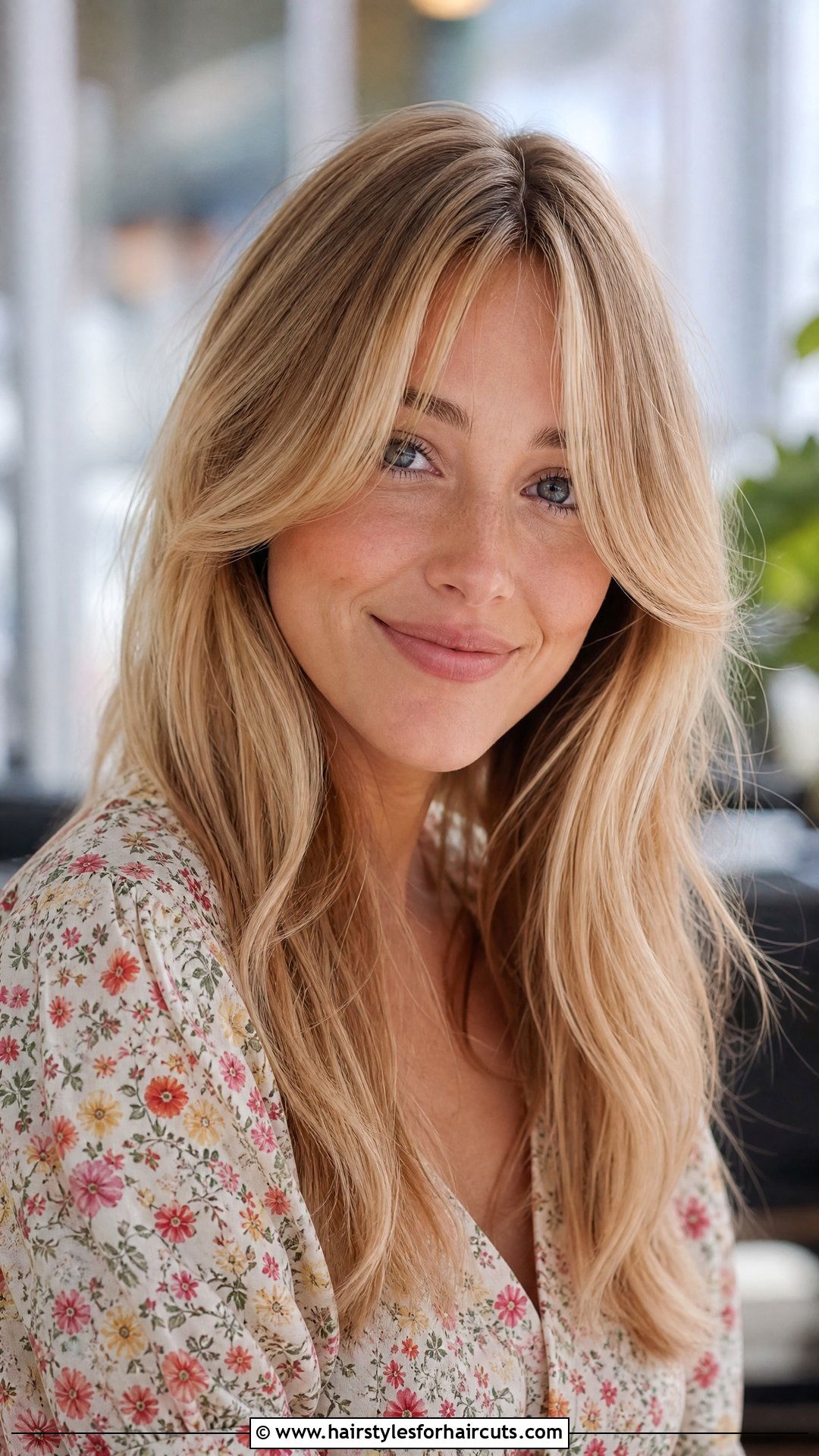 Curtain Bangs Long Hairstyle - 25 white woman hairstyles - 25 white woman hairstyles