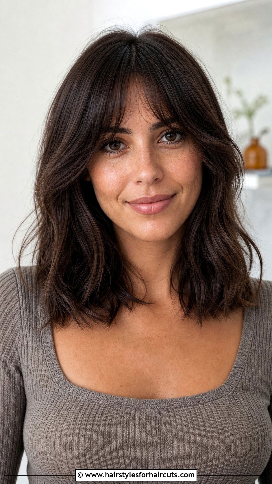 Curtain Bangs Medium Hair - 25 haircuts for square face - 25 haircuts for square face