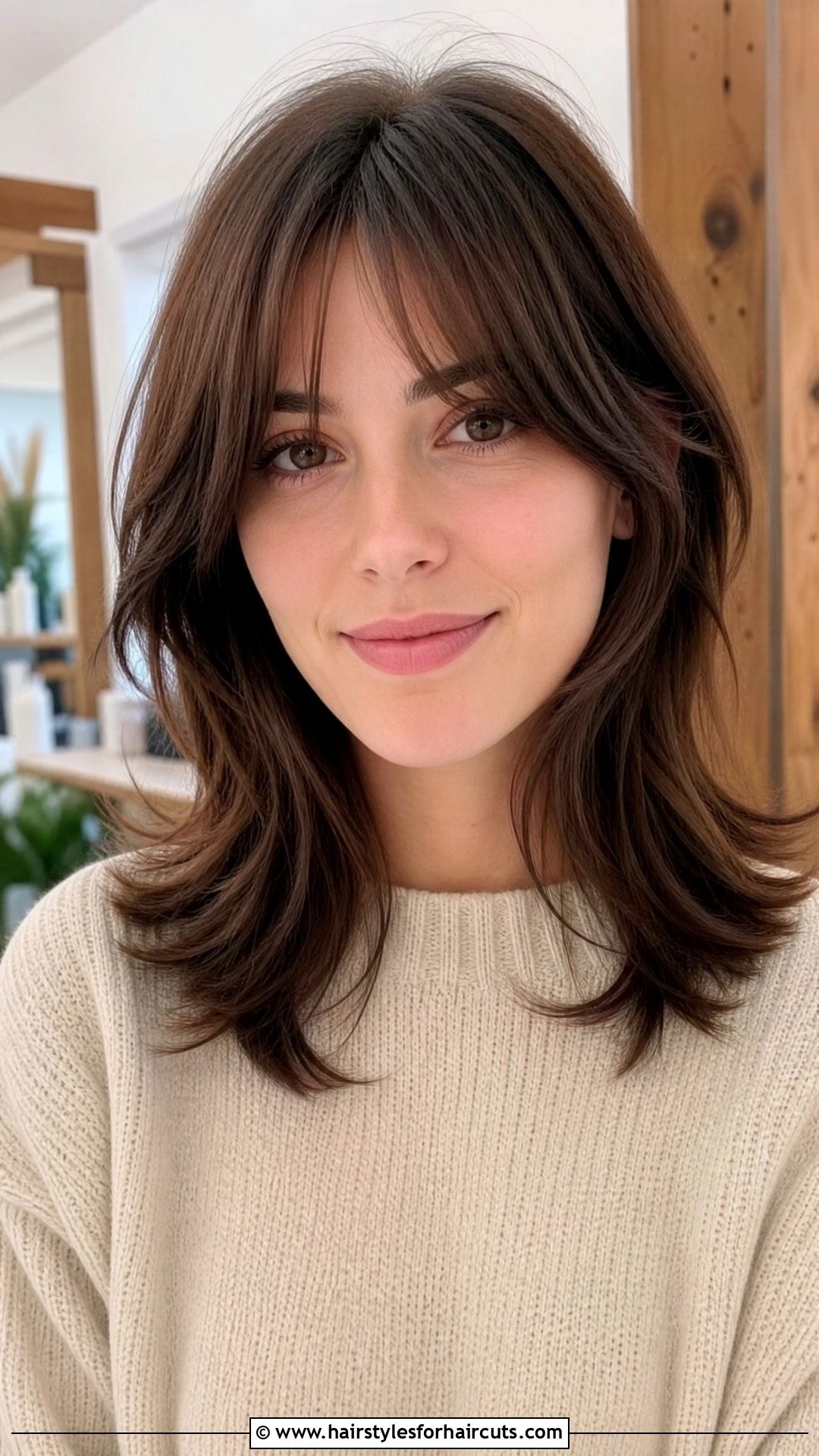 Curtain Bangs Medium Layered Haircut - 25 face framing haircuts for medium hair - 25 face framing haircuts for medium hair