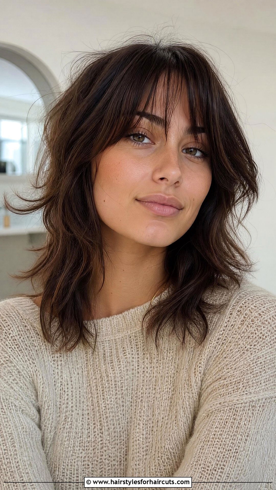 Curtain Bangs Shag - 25 rock and roll hairstyles - 25 rock and roll hairstyles