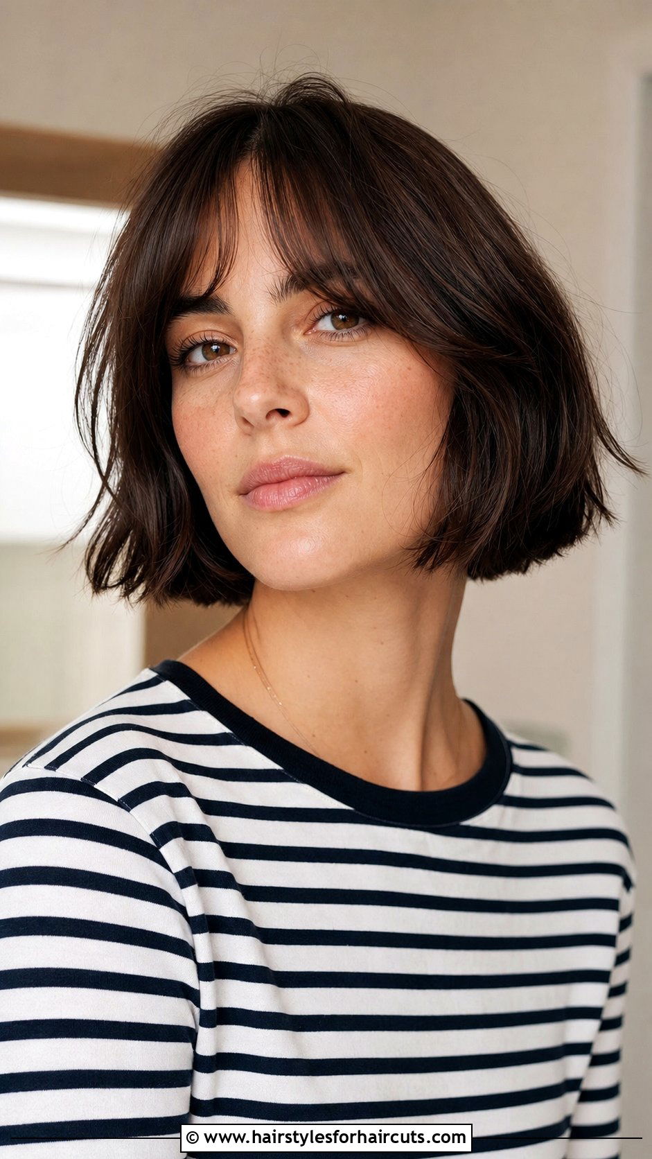 Curtain Bangs With French Bob - 25 curtain bangs haircuts short hair - 25 curtain bangs haircuts short hair