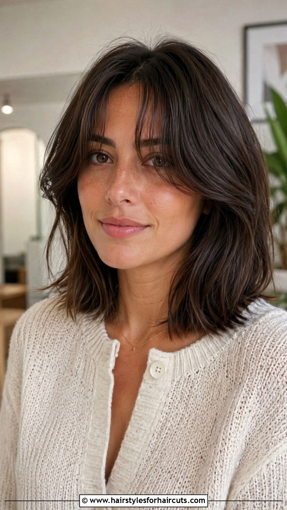 Curtain Bangs With Lob Haircut - 25 haircuts for straight thin hair - 25 haircuts for straight thin hair
