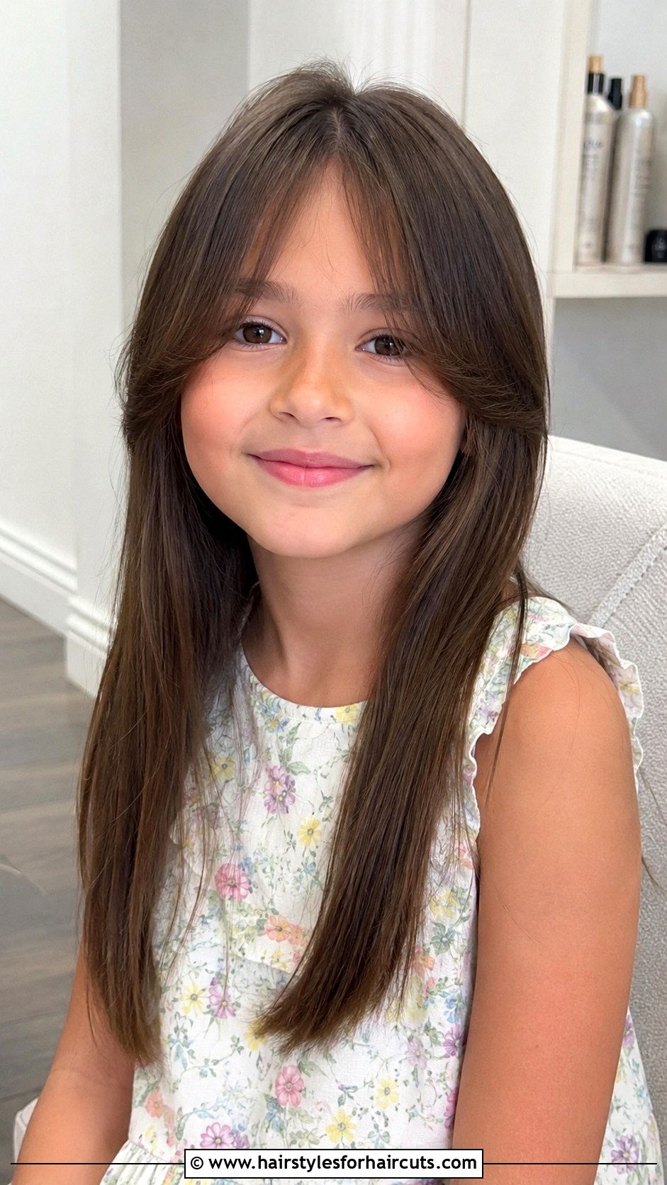 Curtain Bangs With Long Hair - 25 8 yr old girl haircuts - 25 8 yr old girl haircuts