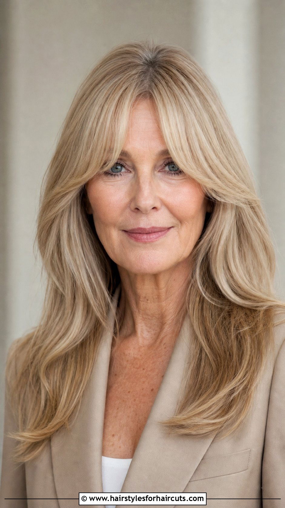 Curtain Bangs With Long Hair - 25 hairstyles for older women with long hair - 25 hairstyles for older women with long hair