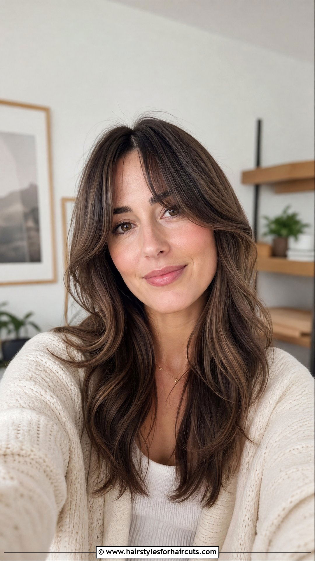 Curtain Bangs With Long Layers - 25 haircuts website - 25 haircuts website