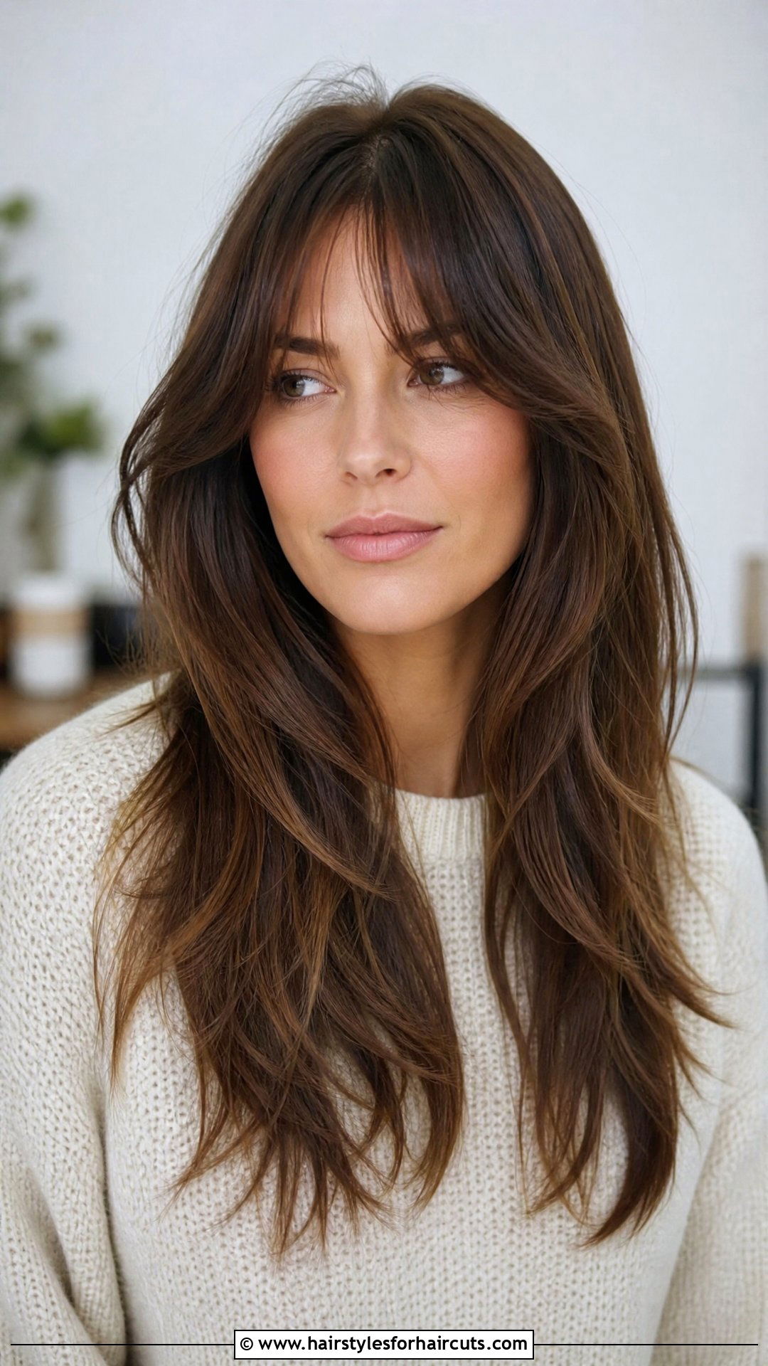 Curtain Bangs With Long Layers - 25 short layered haircuts on long hair - 25 short layered haircuts on long hair