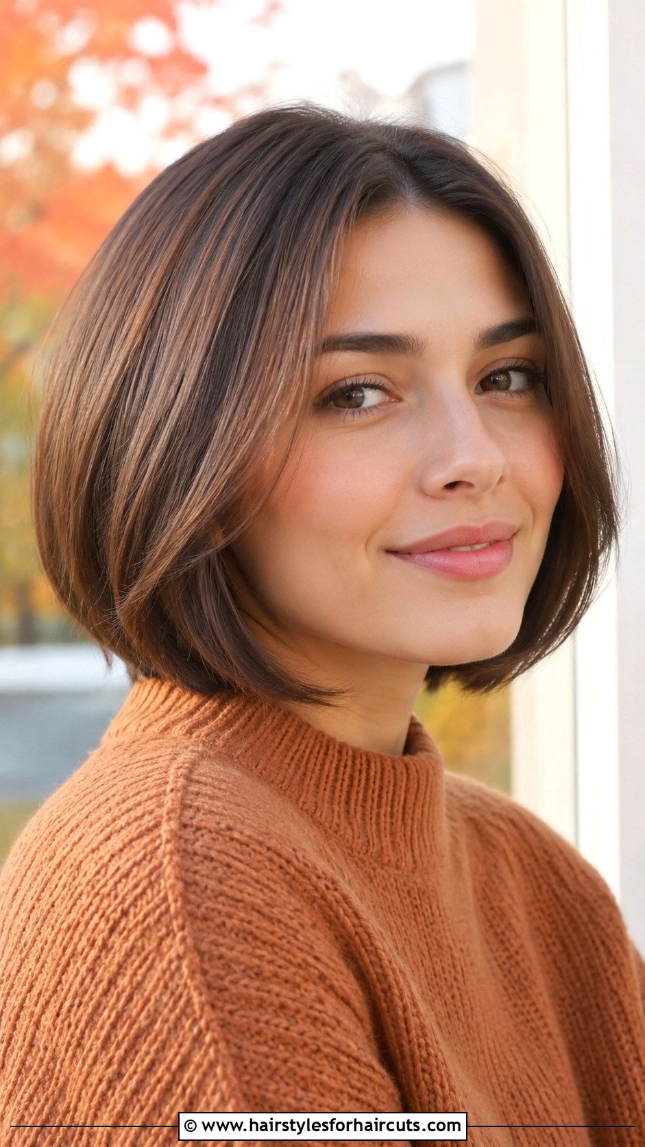 Curved Bob - 25 above the shoulder haircuts for straight hair - 25 above the shoulder haircuts for straight hair