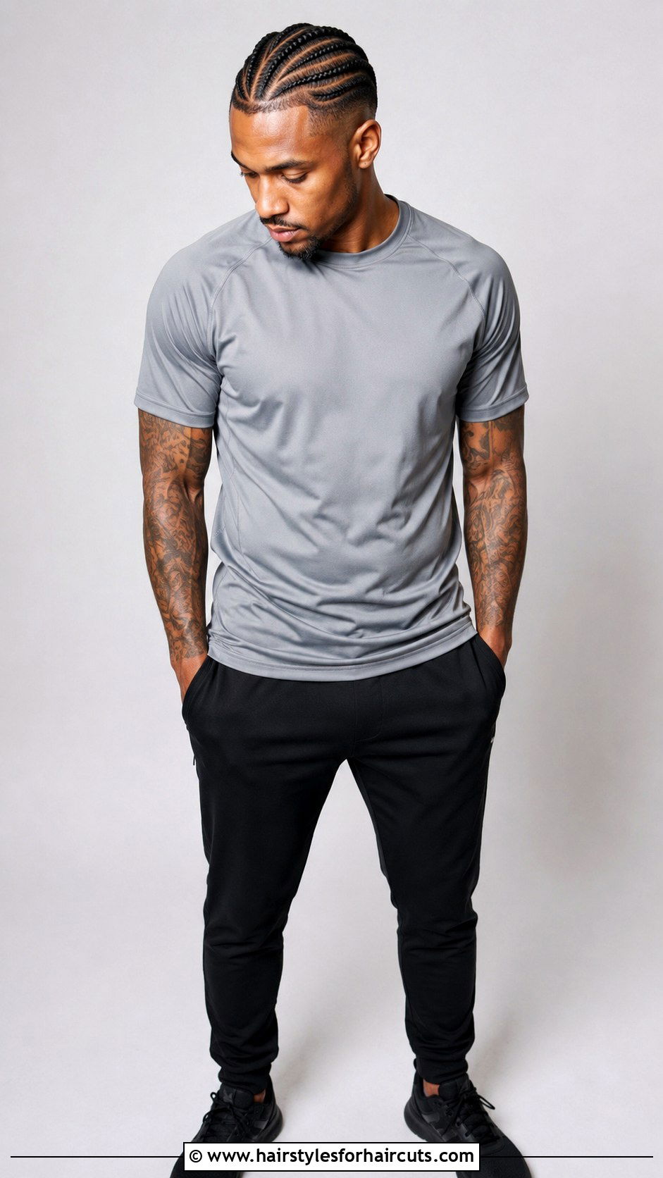 Curved Design Cornrows - 25 allen iverson hairstyles - 25 allen iverson hairstyles