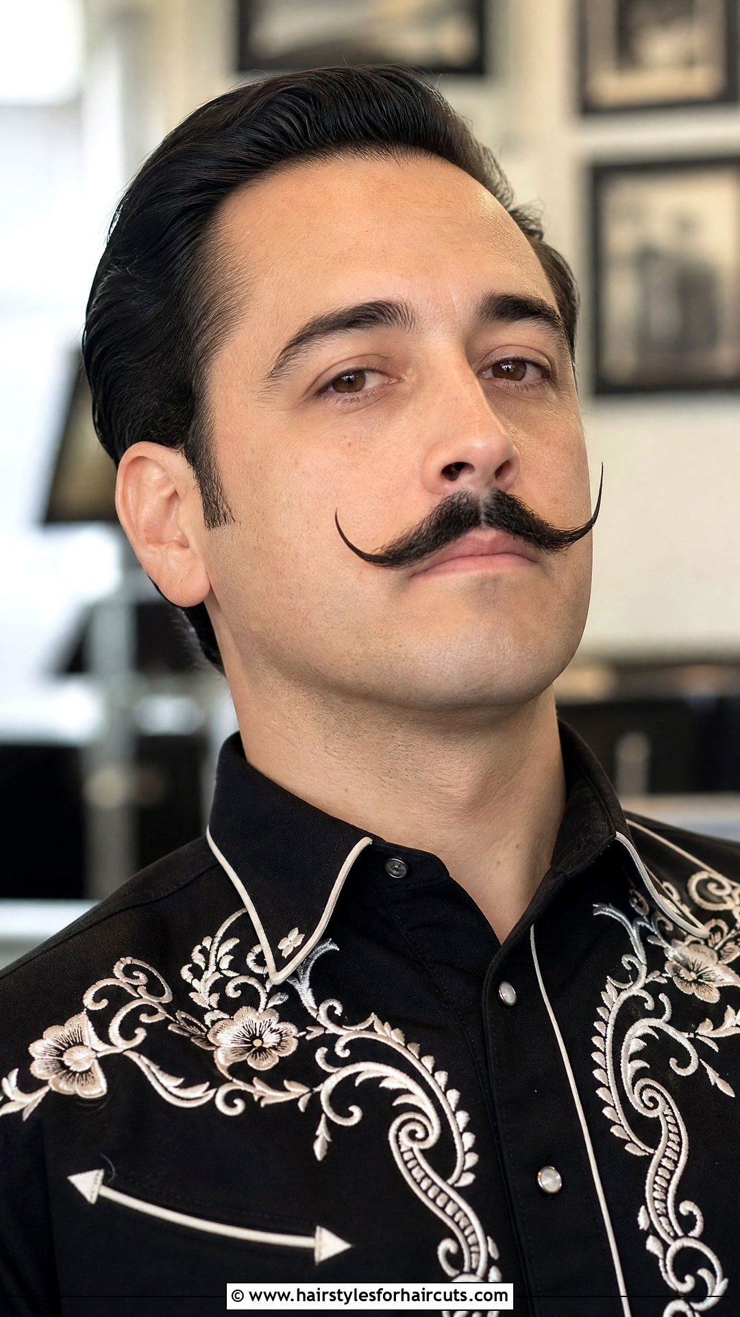 Dali Mustache And Clean Shaven Cheeks - 25 old west facial hairstyles - 25 old west facial hairstyles