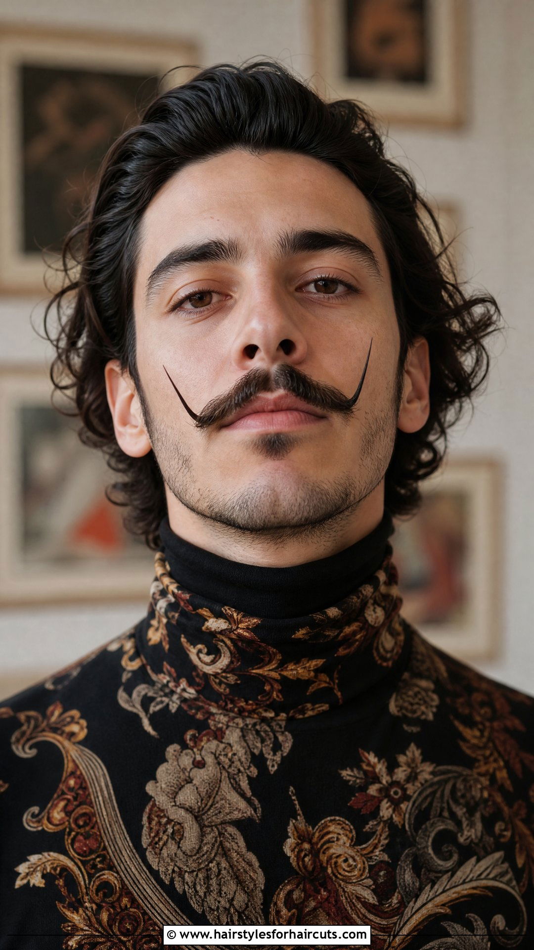 Dali Mustache Look - 25 funny facial hairstyles - 25 funny facial hairstyles