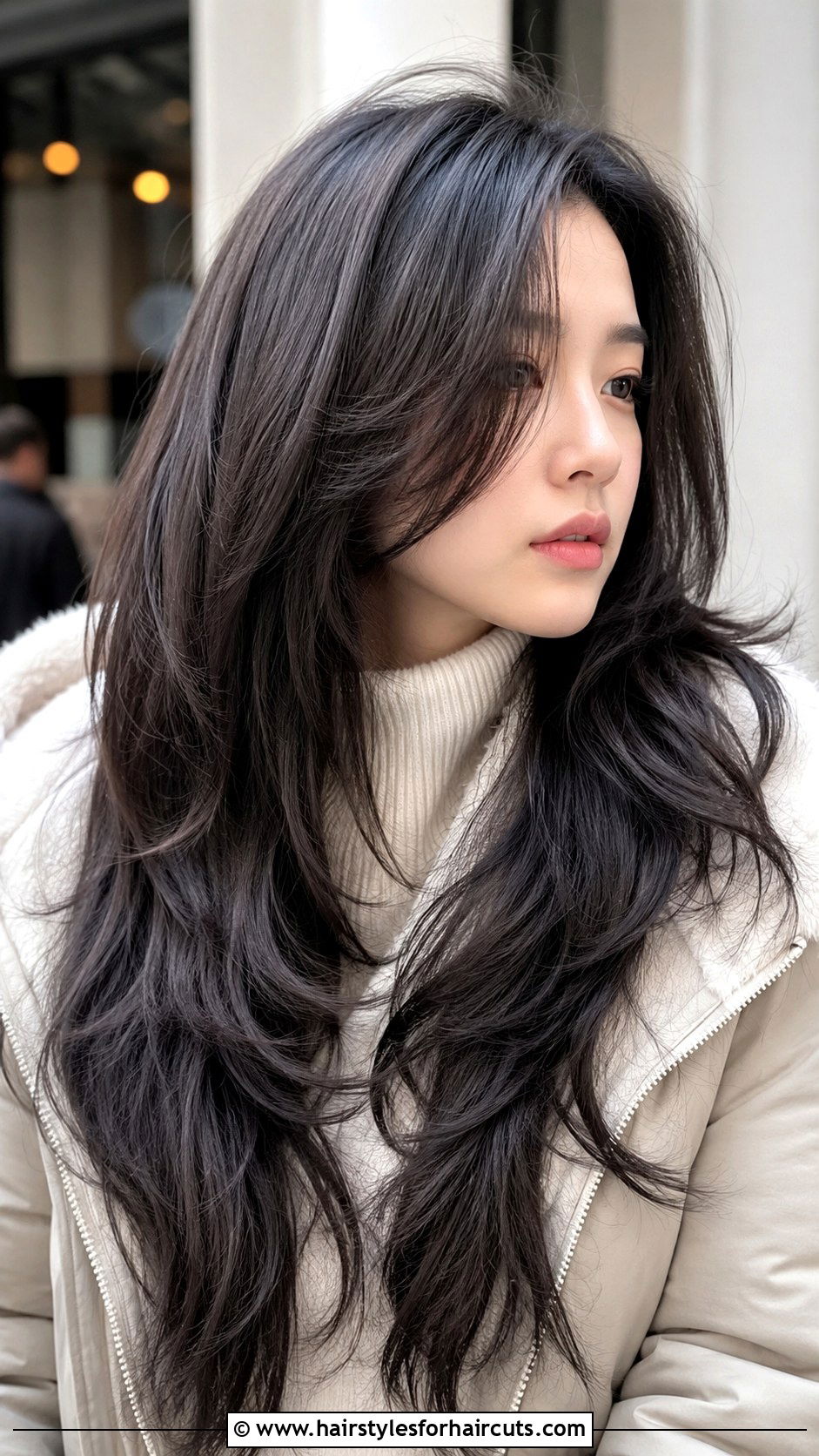 Dark Gray Layered Hair - 25 gray hairstyles for young woman - 25 gray hairstyles for young woman