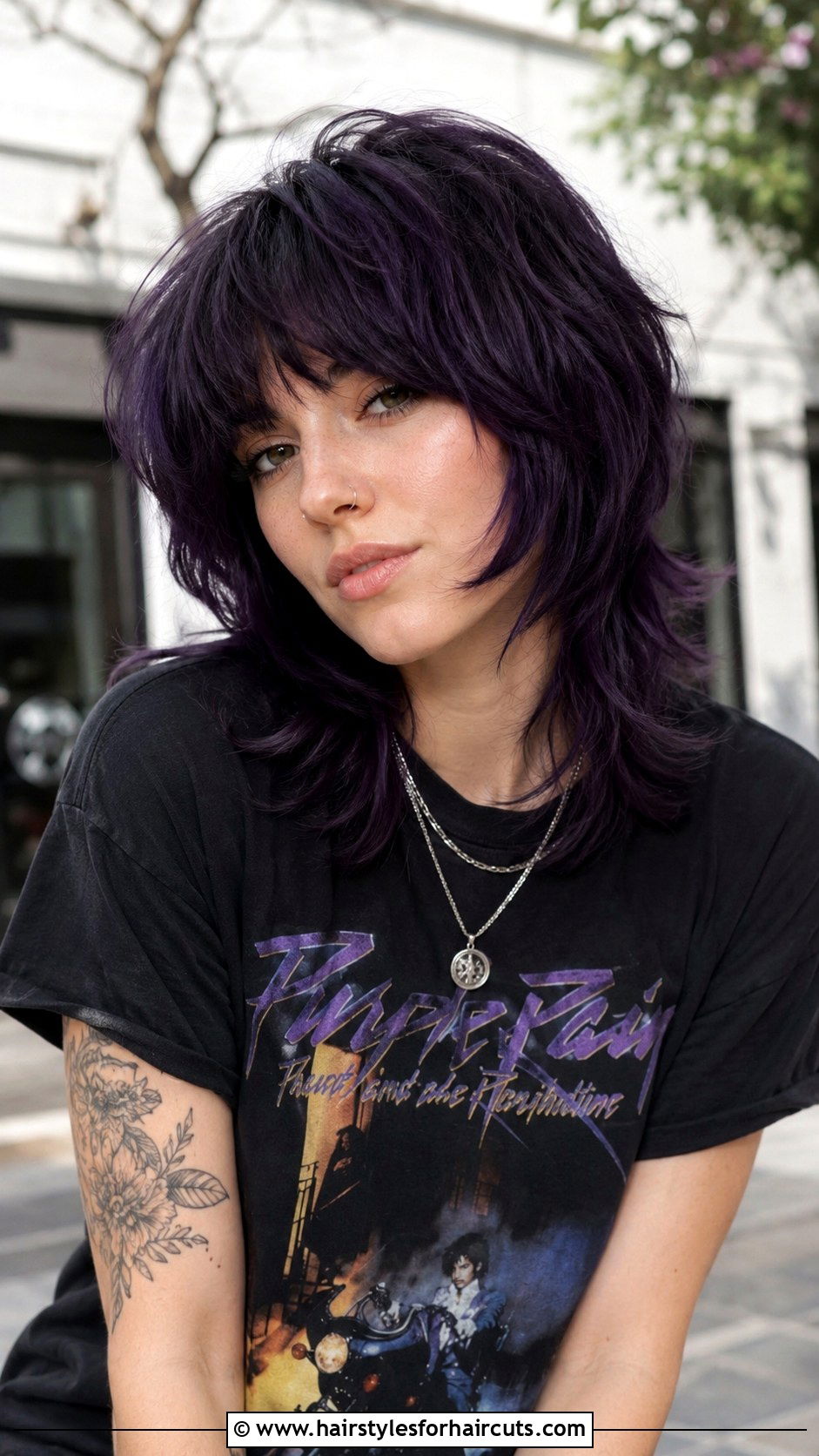 Dark Purple Shag Haircut - 25 dark purple hairstyles - 25 dark purple hairstyles