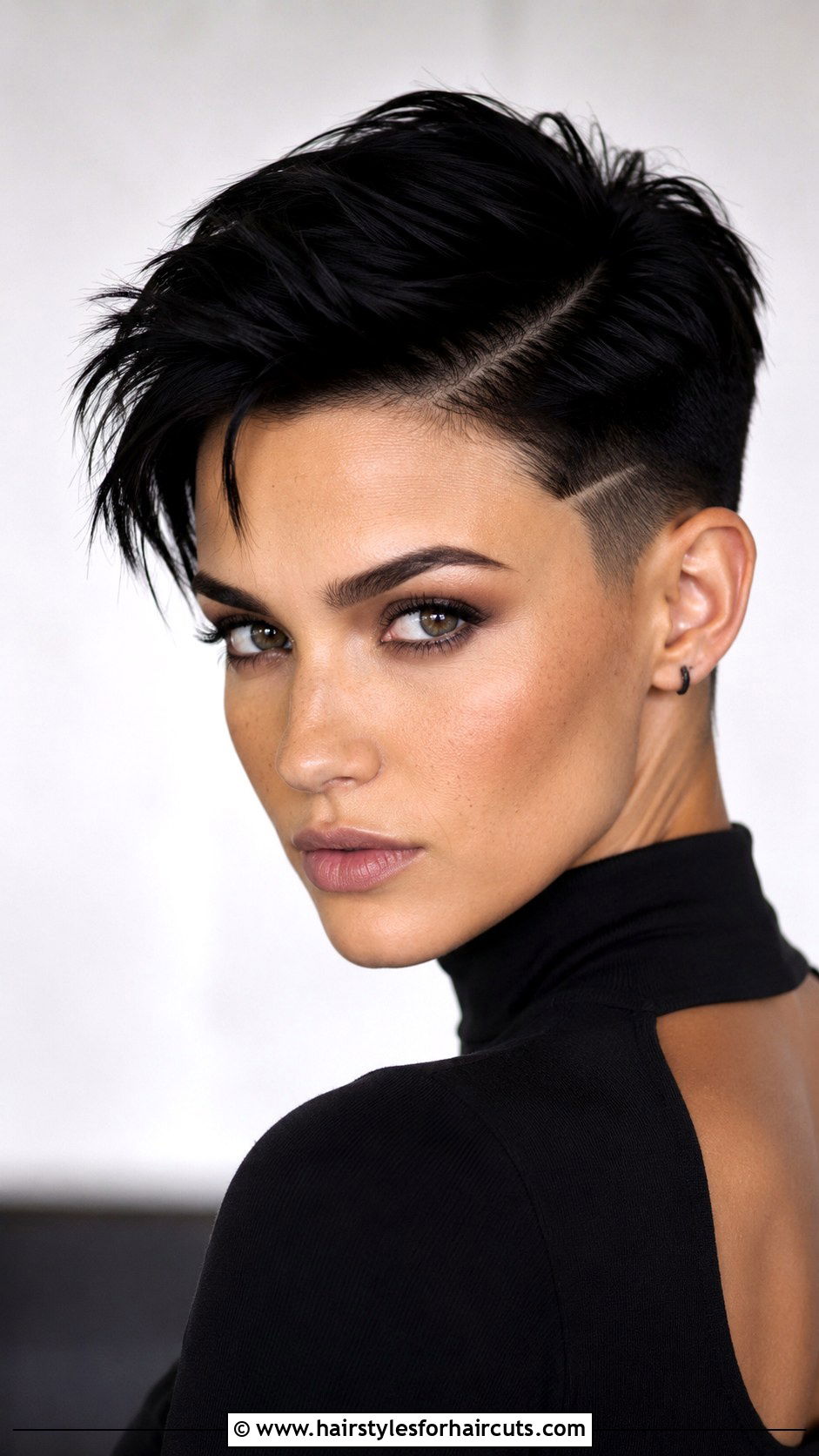 Dark Ruby Rose Pixie Cut - 25 short hair ruby rose haircuts - 25 short hair ruby rose haircuts