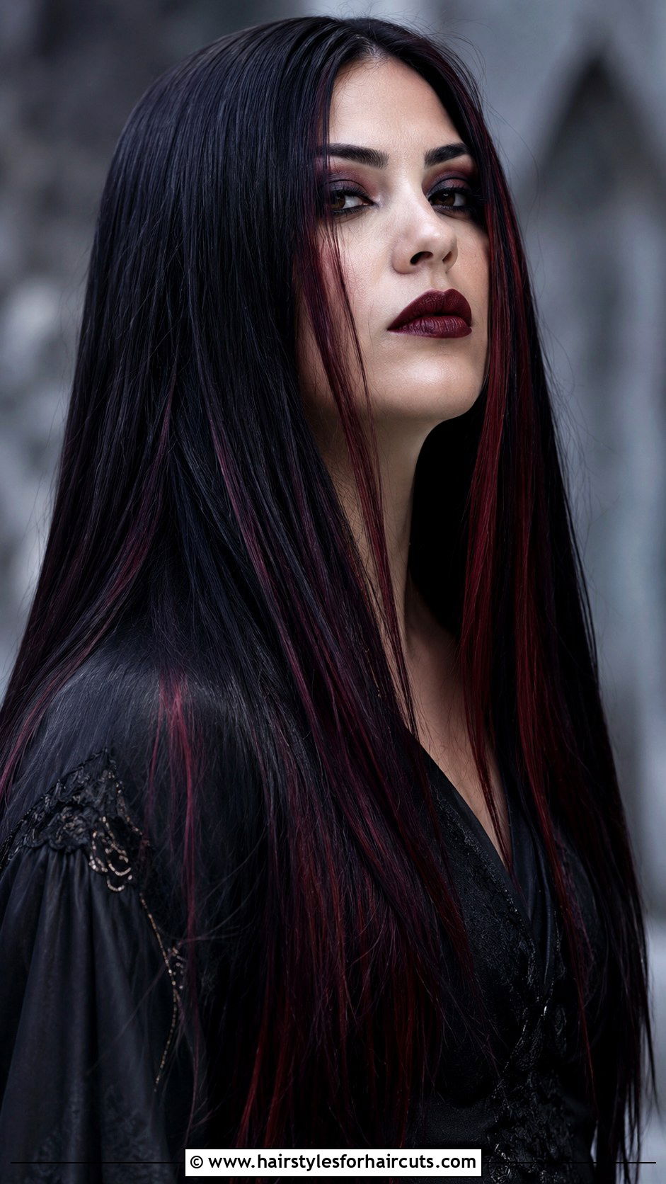 Dark Sorceress Hair - 25 fantasy hairstyles - 25 fantasy hairstyles