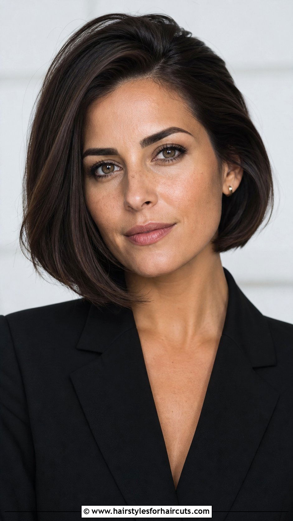 Deep Side Part Bob - 25 side hair comb hairstyles - 25 side hair comb hairstyles
