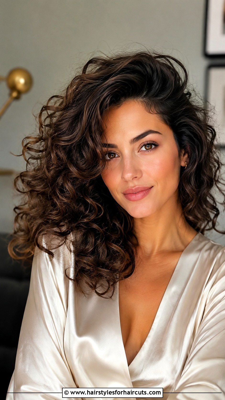 Deep Side Part Curly Hair - 25 curly hair baddie hairstyles - 25 curly hair baddie hairstyles