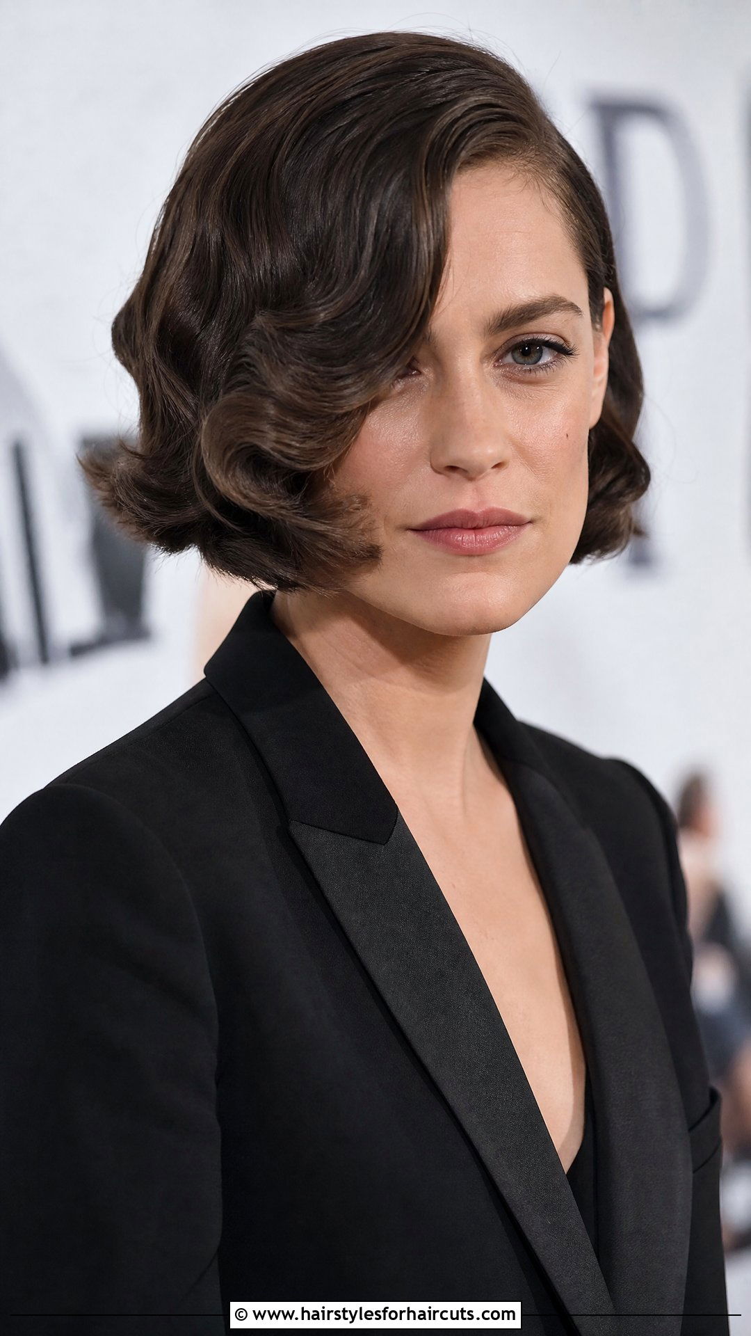 Deep Side Part Flapper Cut - 25 flapper hairstyles short hair - 25 flapper hairstyles short hair