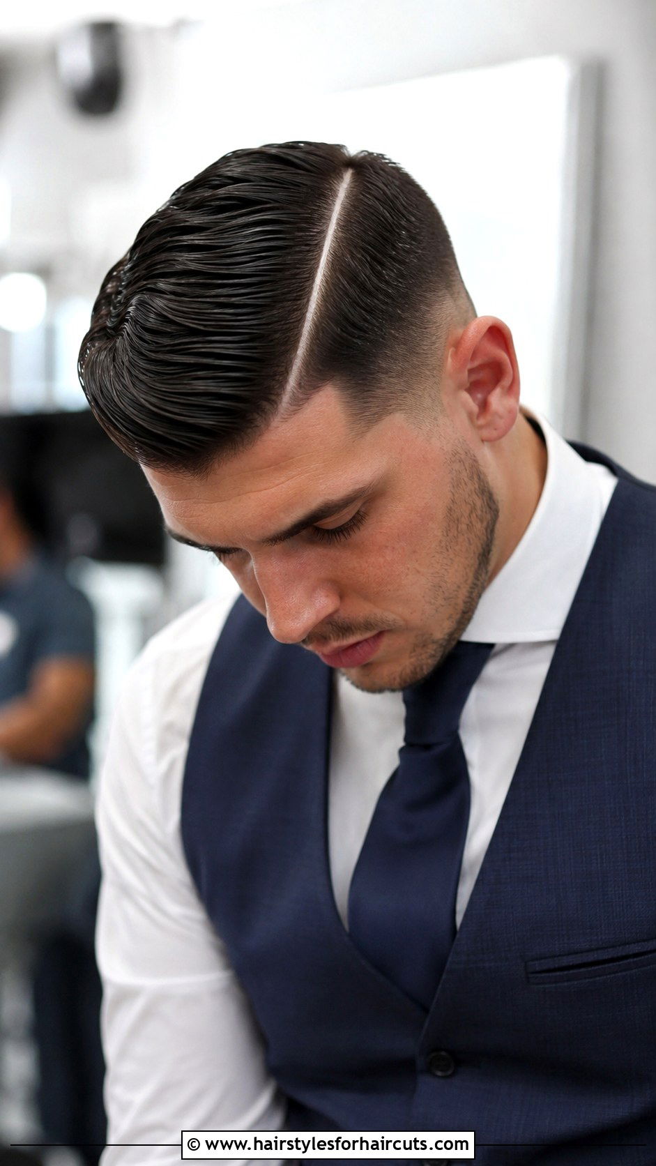 Deep Side Part Hard Part - 25 1920s mens hairstyles - 25 1920s mens hairstyles