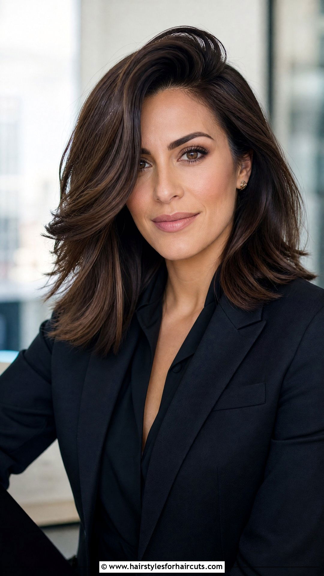 Deep Side Part Medium Hair - 25 medium length thick hairstyles - 25 medium length thick hairstyles