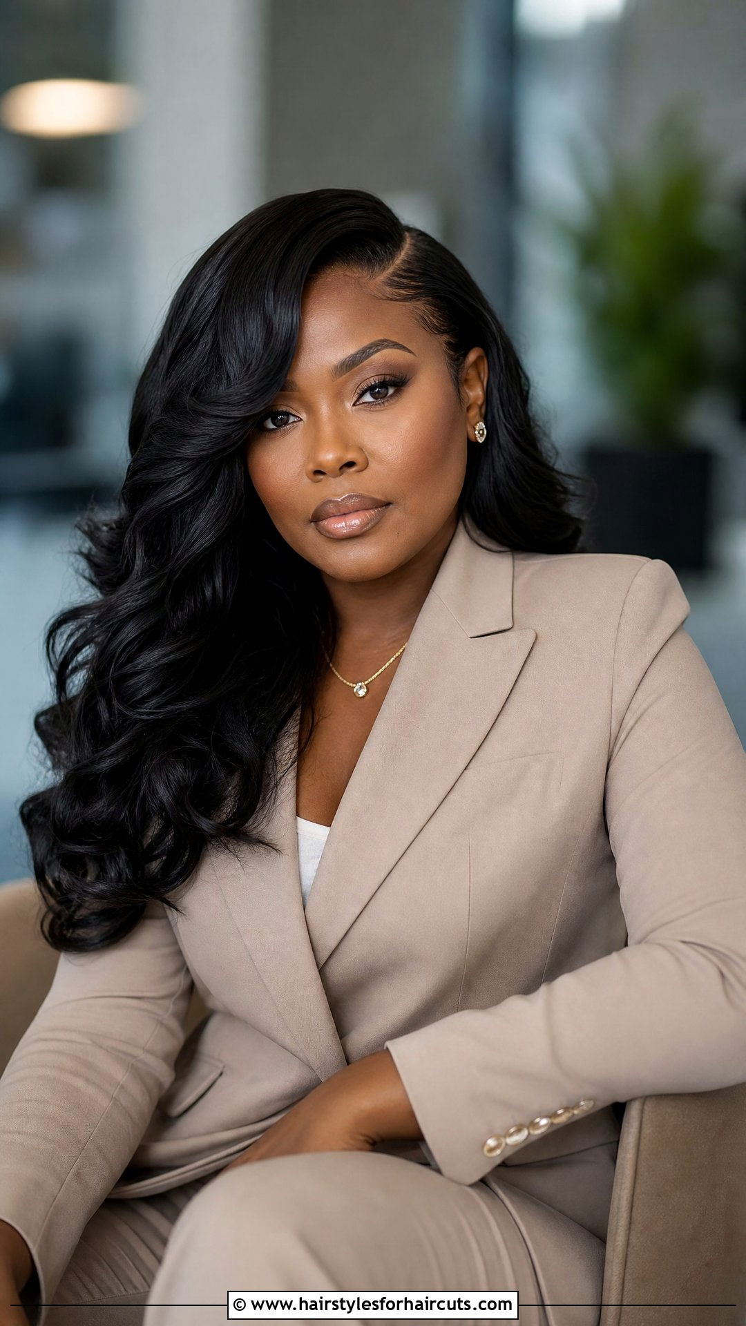 Deep Side Part Wrap Hairstyle - 25 wrap hairstyles for black hair - 25 wrap hairstyles for black hair