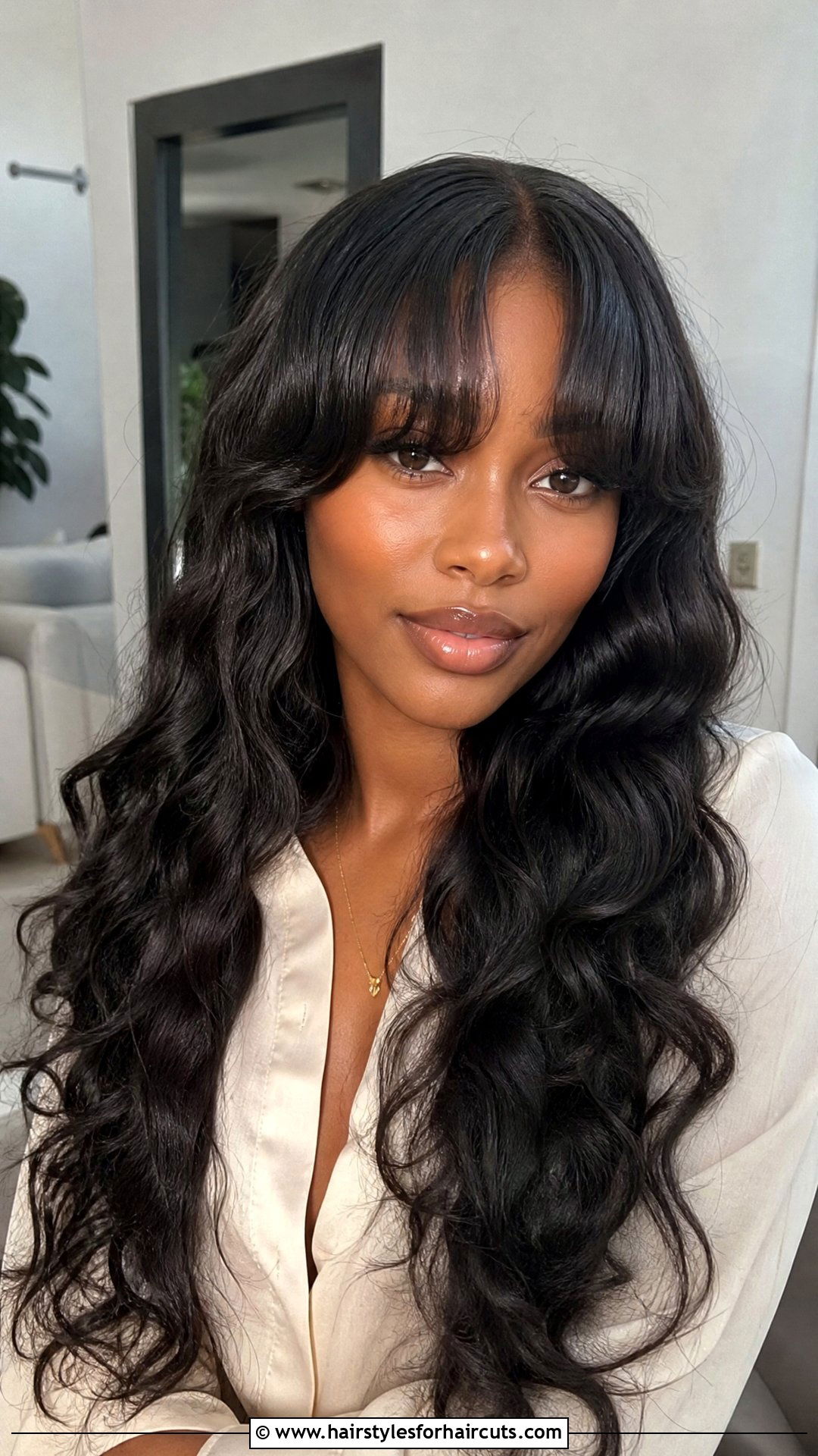 Deep Wave With Curtain Bangs - 25 deep wave hairstyles for black hair - 25 deep wave hairstyles for black hair