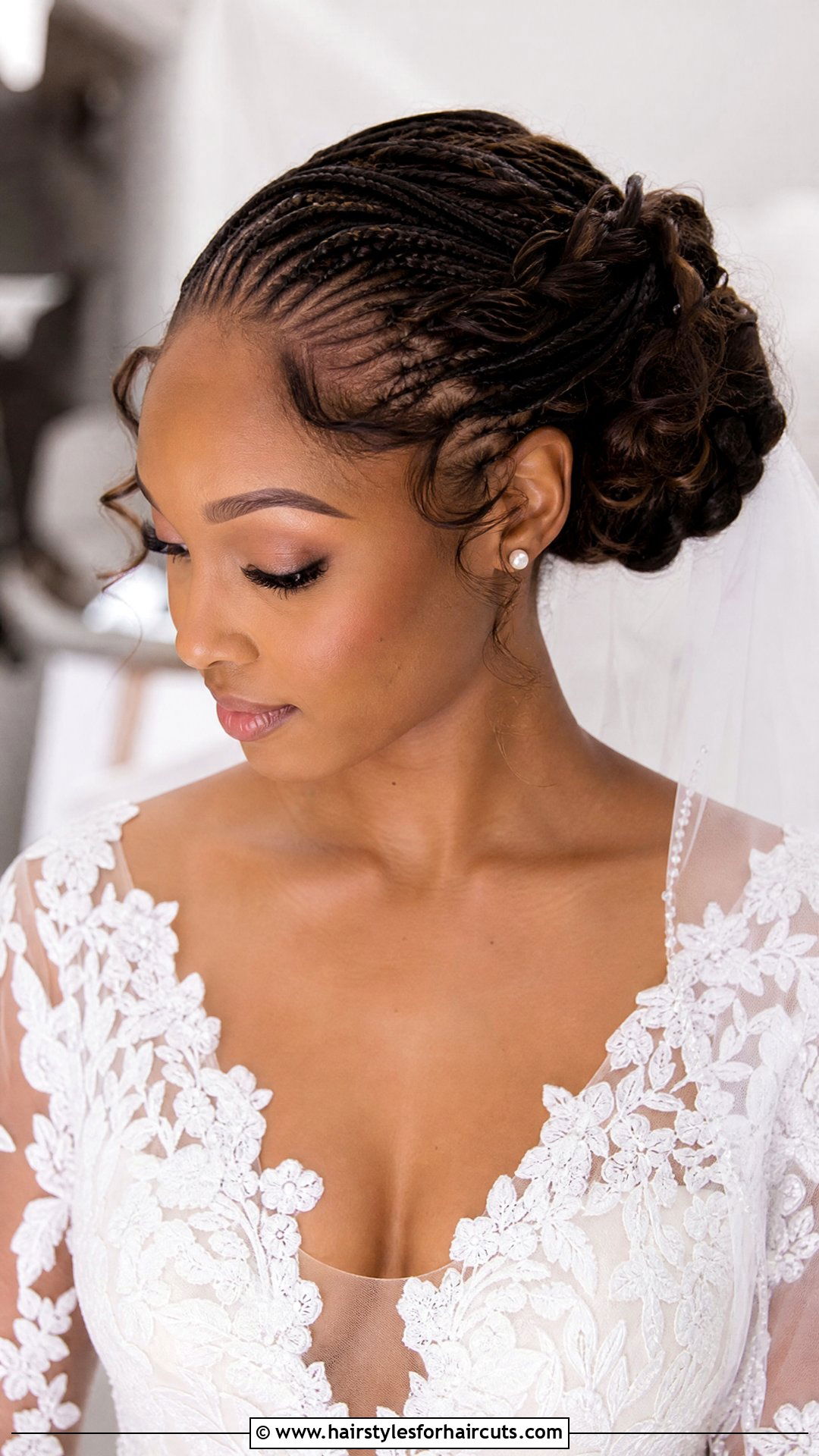 Delicate Braided Updo Wedding - 25 wedding hairstyles for medium hair - 25 wedding hairstyles for medium hair