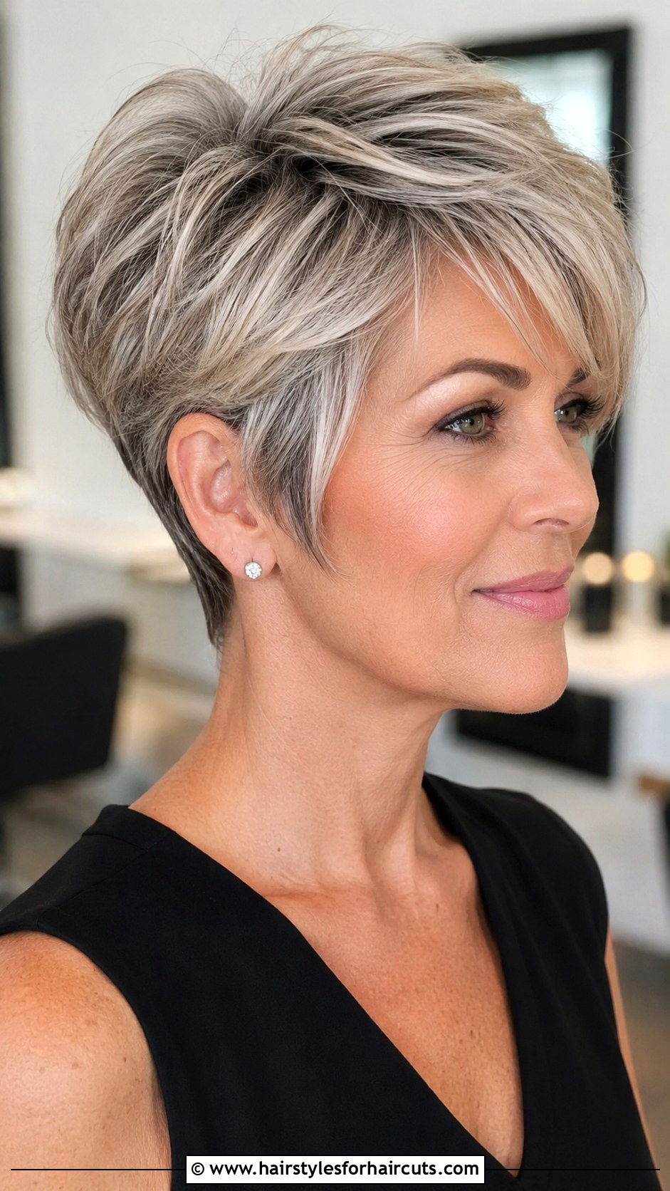 Diamond Layered Pixie Cut - 25 diamond haircuts - 25 diamond haircuts