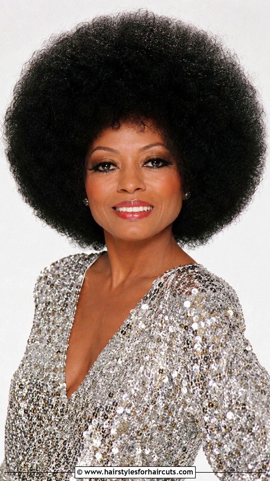Diana Ross Afro - 25 70s hairstyles for curly hair - 25 70s hairstyles for curly hair
