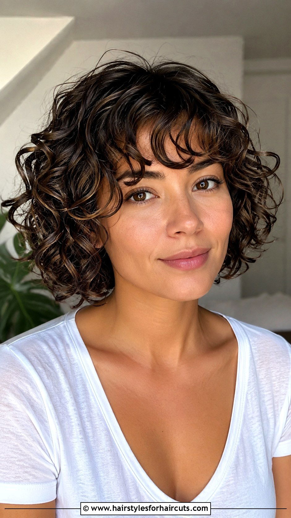 Diffused Curly Bob - 25 hairstyles to do after washing hair - 25 hairstyles to do after washing hair