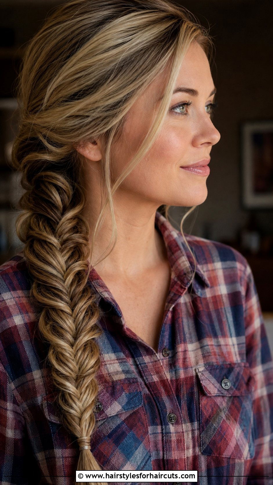 Dirty Blonde Fishtail Braid - 25 hairstyles for dirty blonde hair - 25 hairstyles for dirty blonde hair