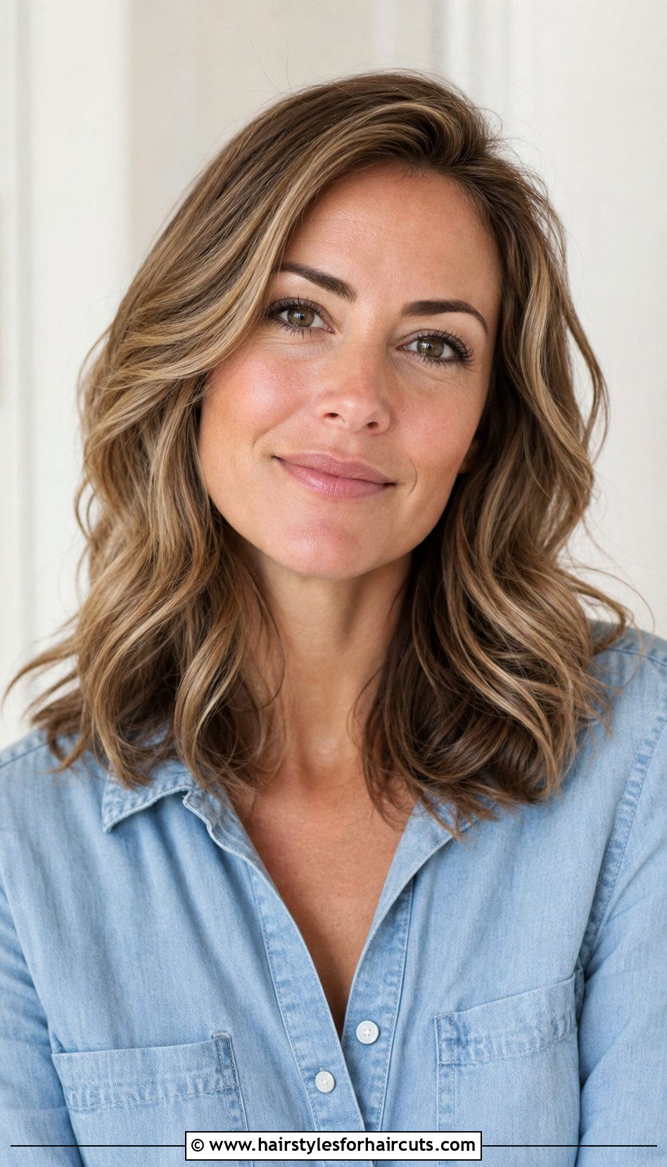 Dirty Blonde Shoulder Length Waves - 25 hairstyles for dirty blonde hair - 25 hairstyles for dirty blonde hair